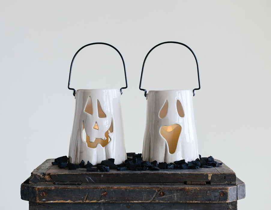 Ceramic Ghost Lantern