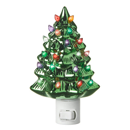 Vintage Metallic Tree Nightlight