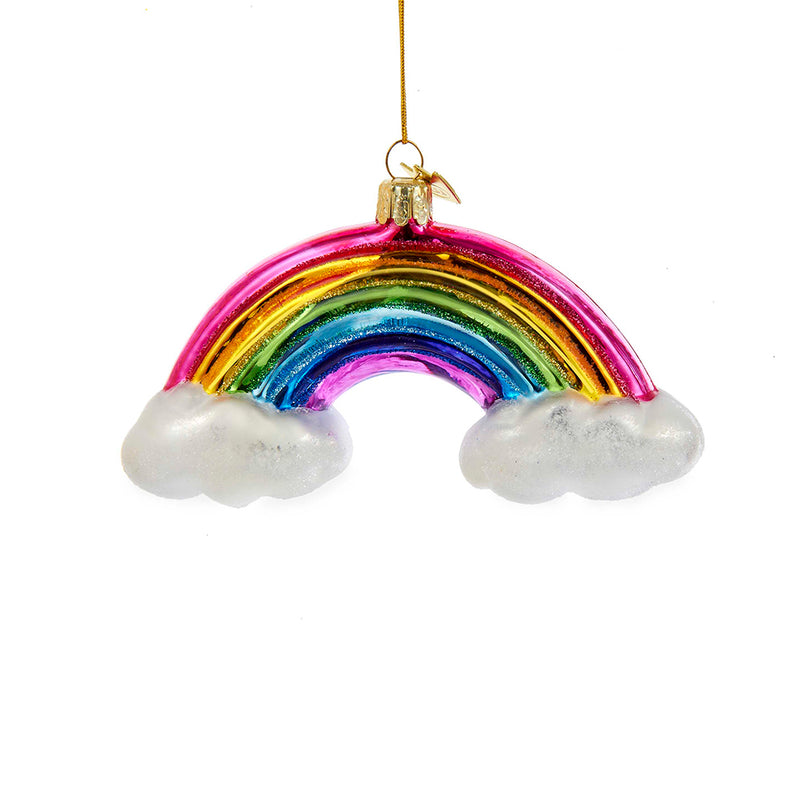 Rainbow Glass Ornament