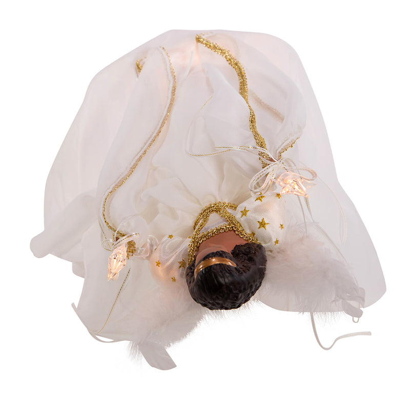 Ivory and Gold Lighted Treetop