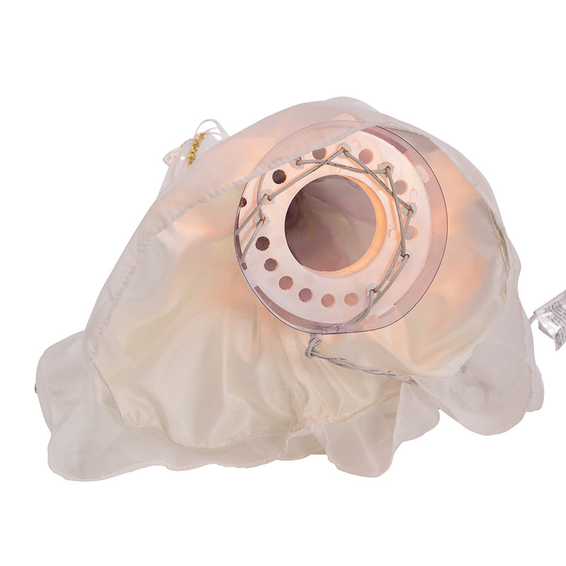 Ivory and Gold Lighted Treetop