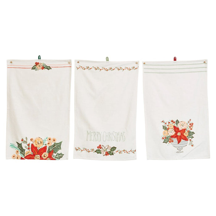 Floral Cotton Tea Towels