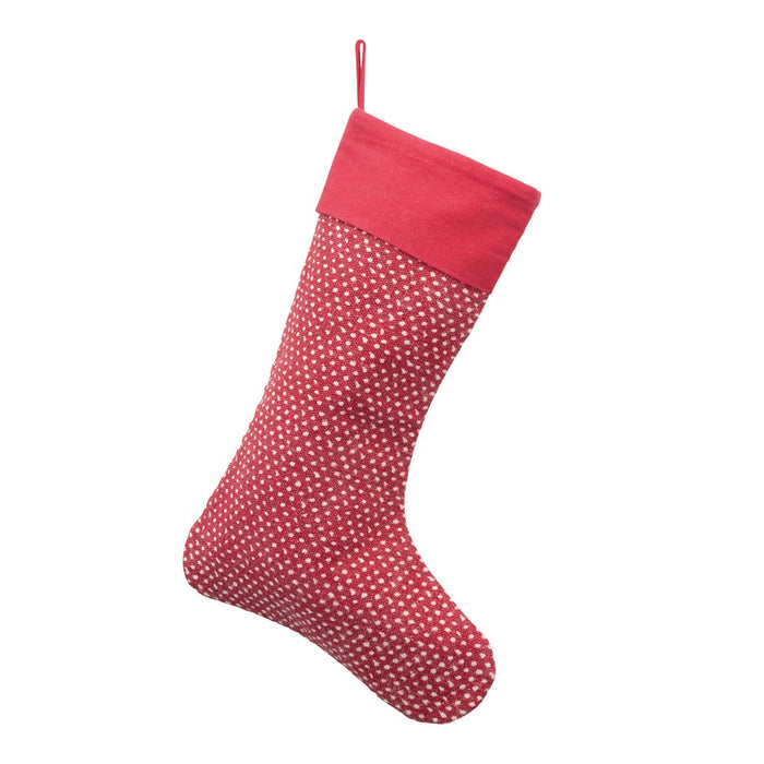 Cotton Blend Stocking with Dots