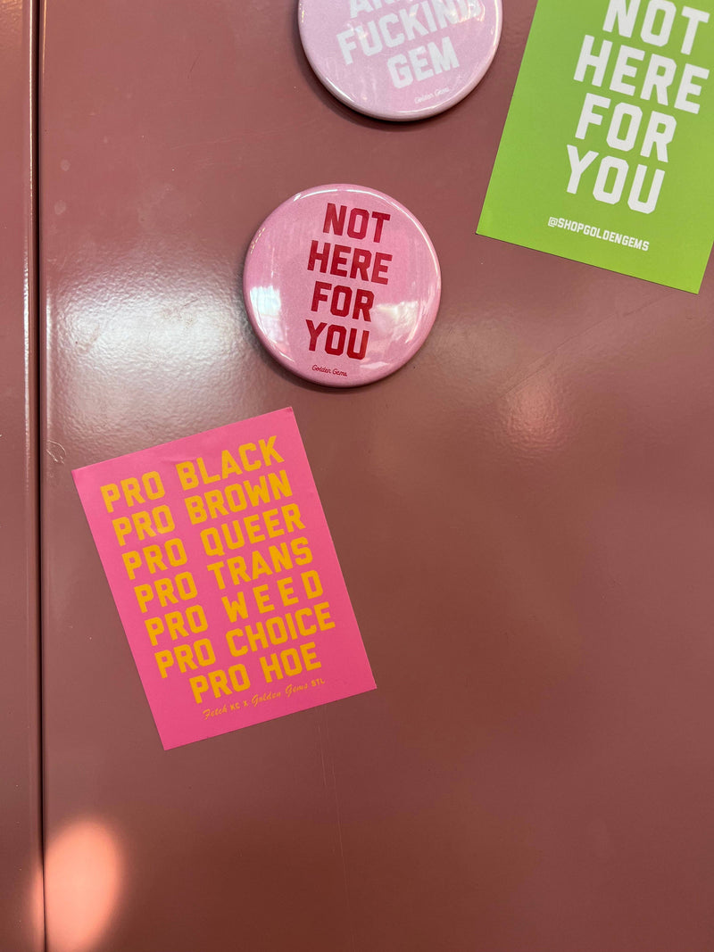 Pro Hoe Sticker