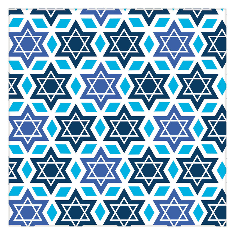 Star of David Pattern Gift Wrap