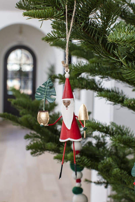 Plantie Santa Ornament