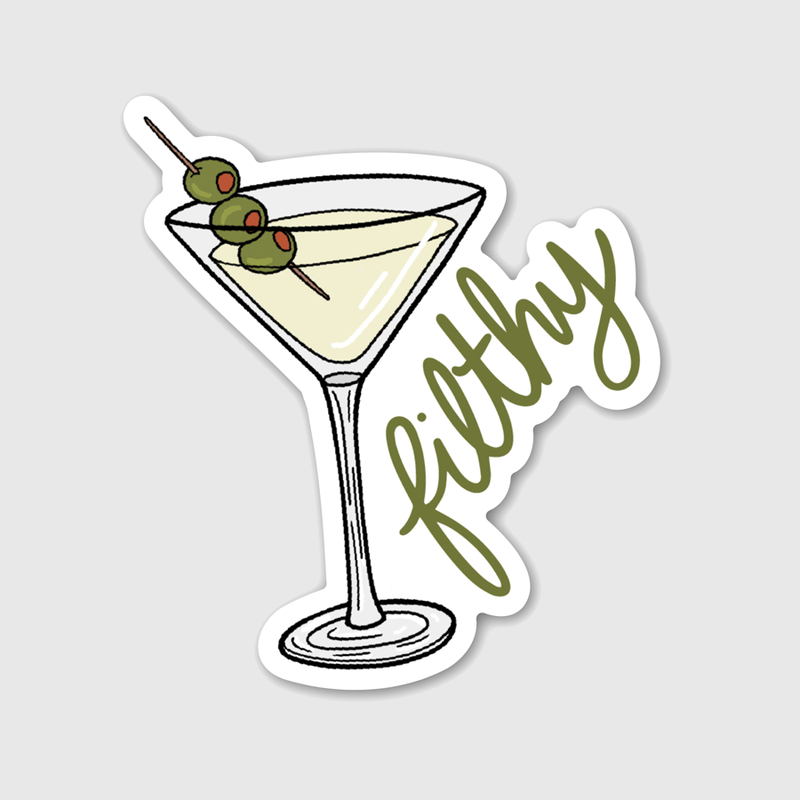 Filthy Dirty Olive Martini Sticker