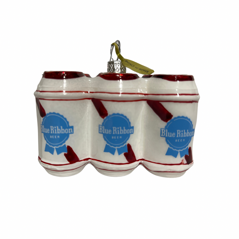 Blue Ribbon Beer Ornament
