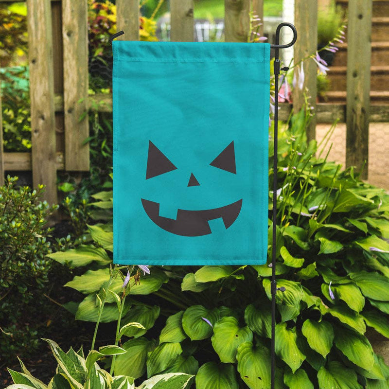 Teal Pumpkin Double Sided Garden Flag