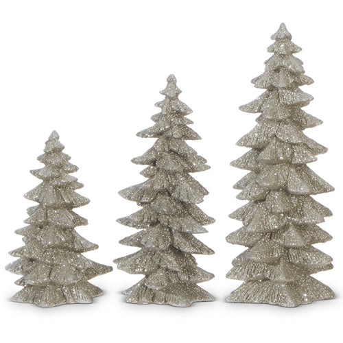 Textured Snowy Trees