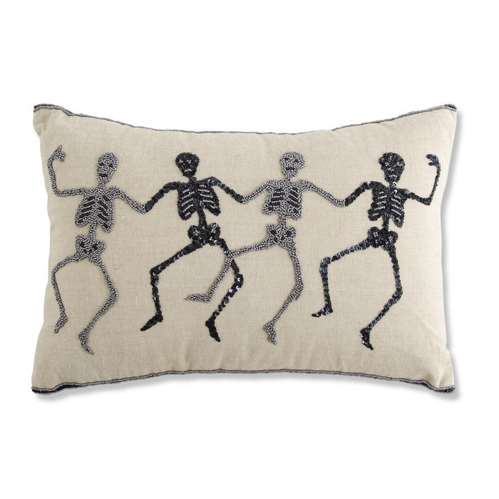 Dancing Skeleton Pillow