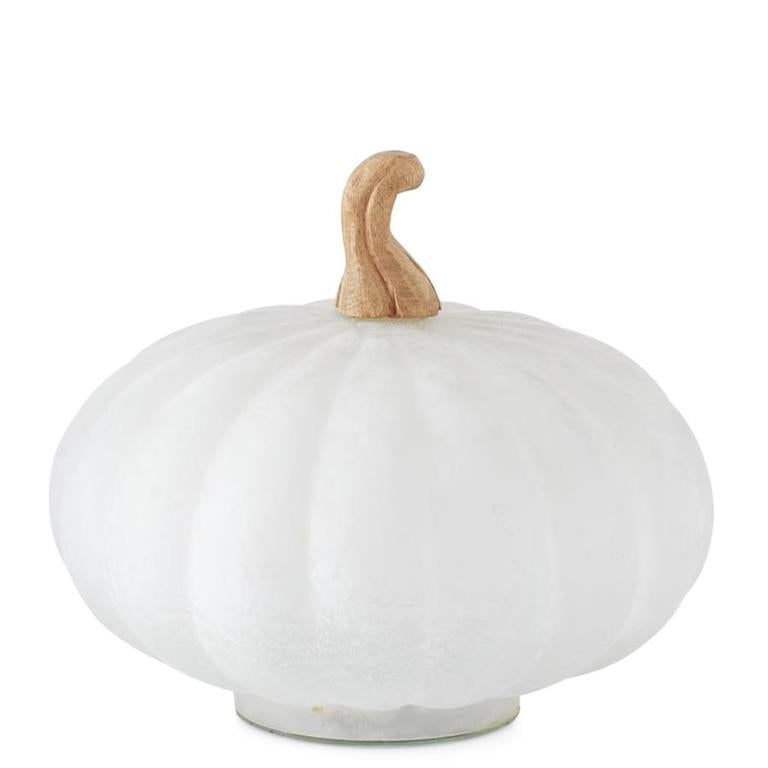 Frosted Glass Pumpkins