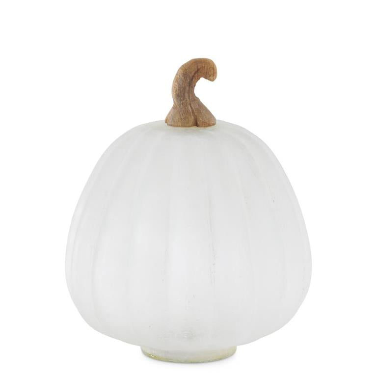 Frosted Glass Pumpkins