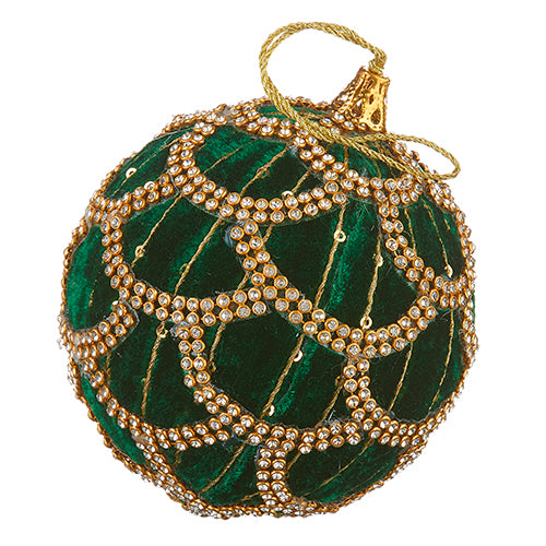 Jeweled Velvet Ornaments