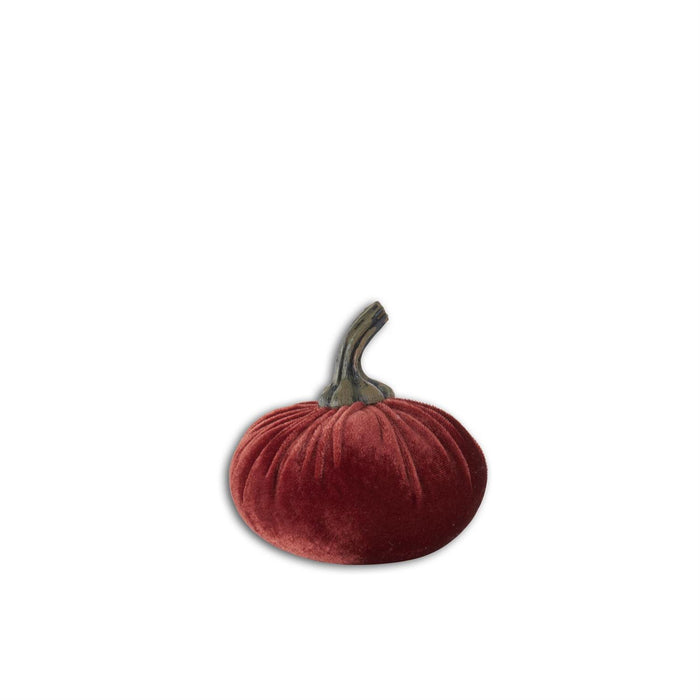 Stuffed Velvet Pumpkins