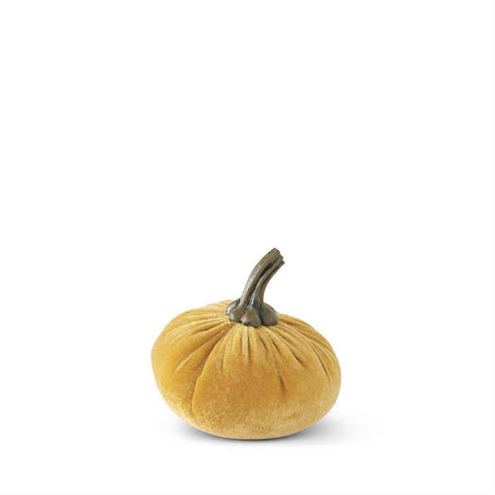 Stuffed Velvet Pumpkins