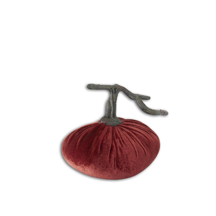 Stuffed Velvet Pumpkins