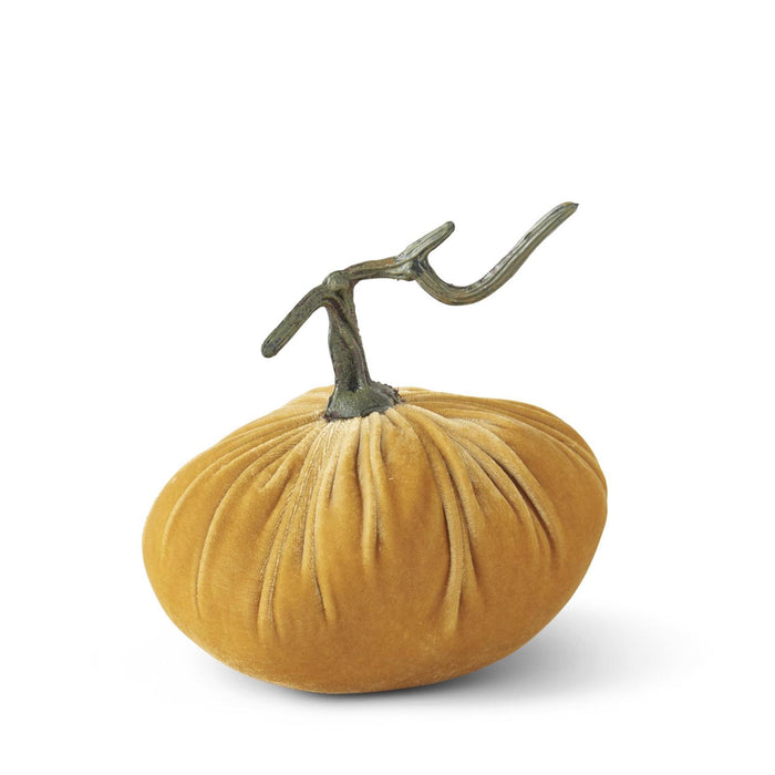 Stuffed Velvet Pumpkins