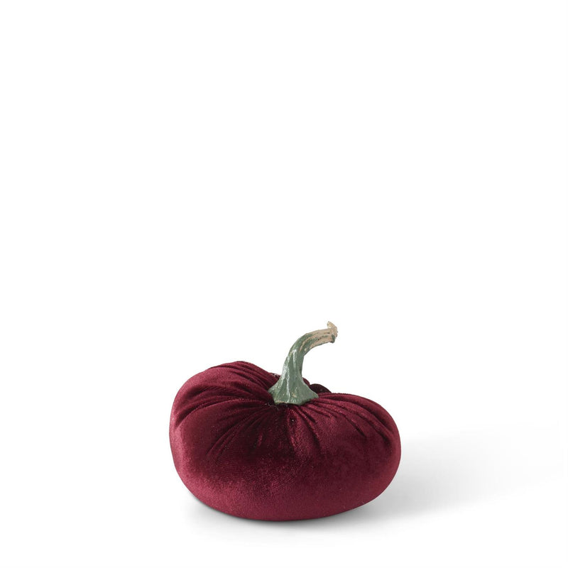 Stuffed Velvet Pumpkins