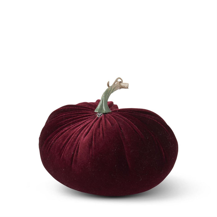 Stuffed Velvet Pumpkins