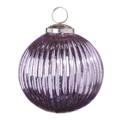 Amethyst Mercury Glass Ornament