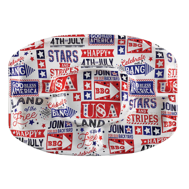 Distressed Summer Sectional Platter