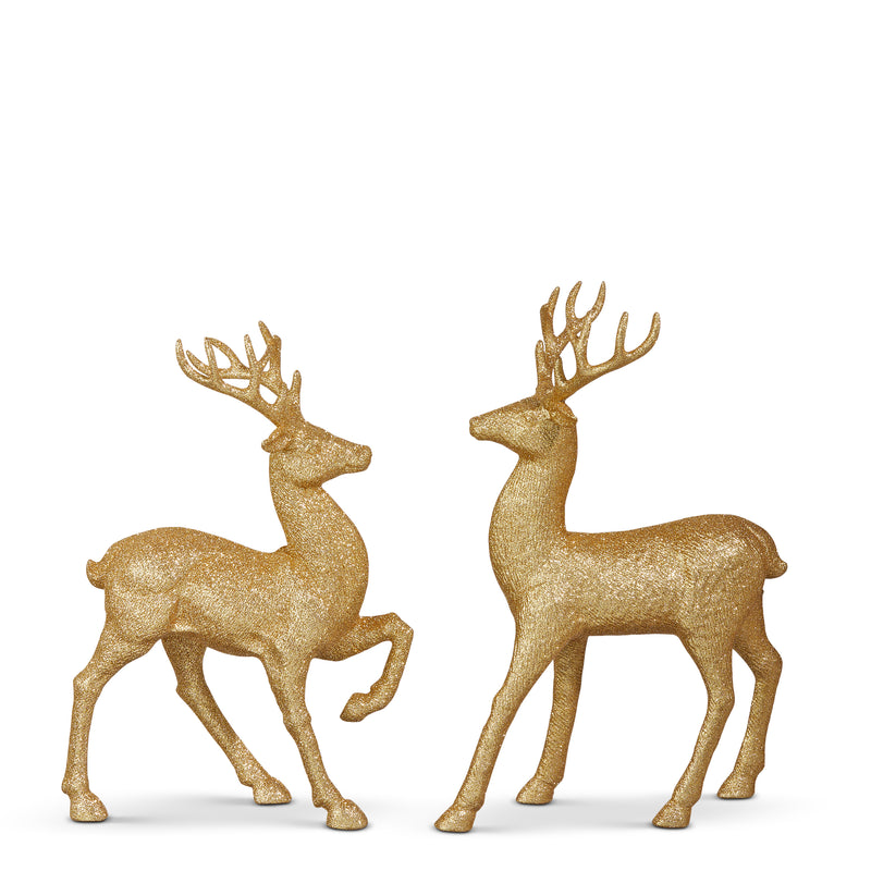Gold Glitter Deer