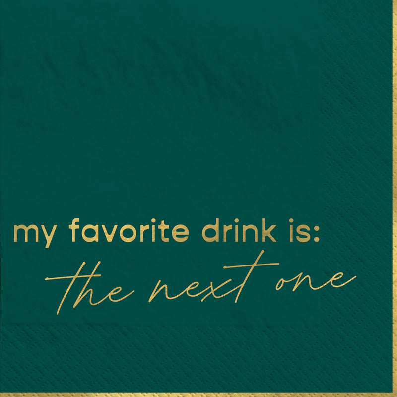 Favorite Drink Cocktail Napkins