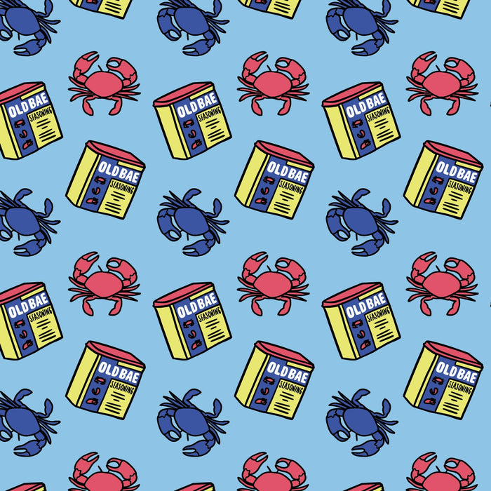 Nautical Crab Wrapping Paper