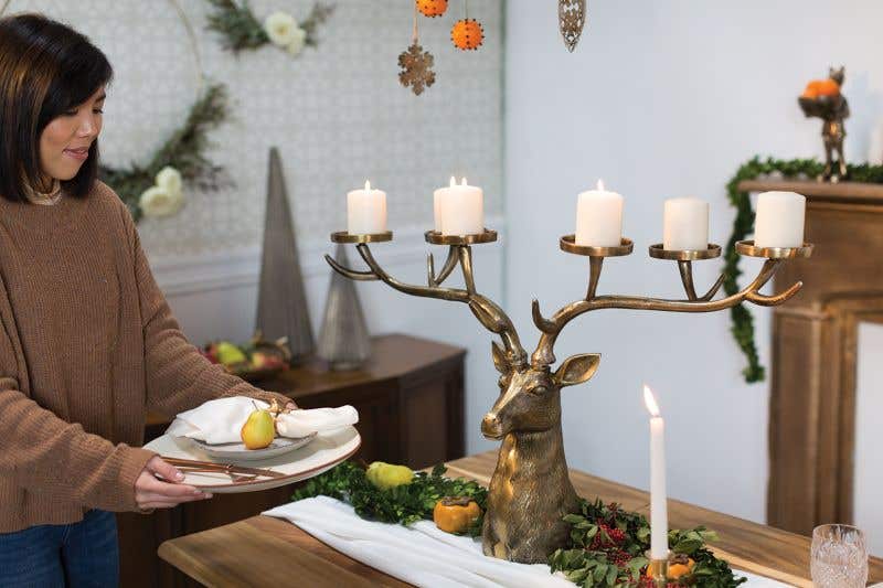 Stag Candleholder