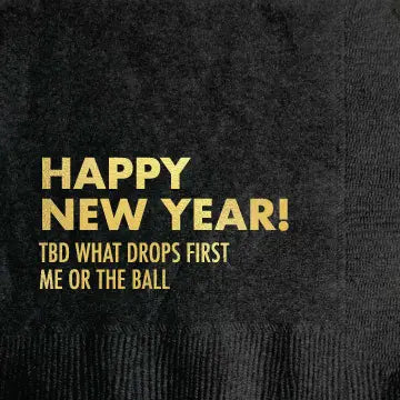 Ball Drop Cocktail Napkins
