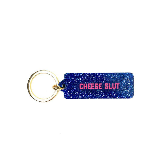 Cheese Slut Rectangle Keytag