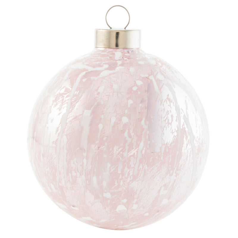 Blush Graffiti Ball Ornament