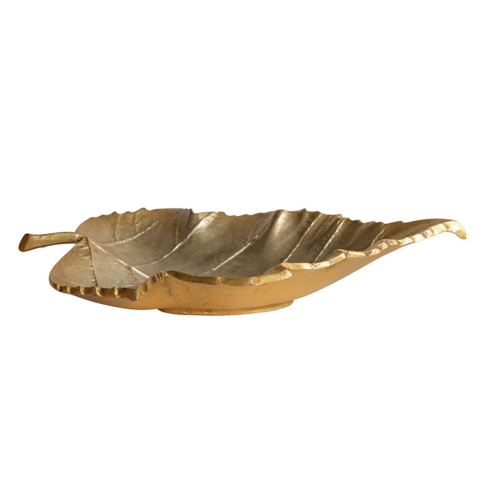 Cast Aluminum Leaf Tray