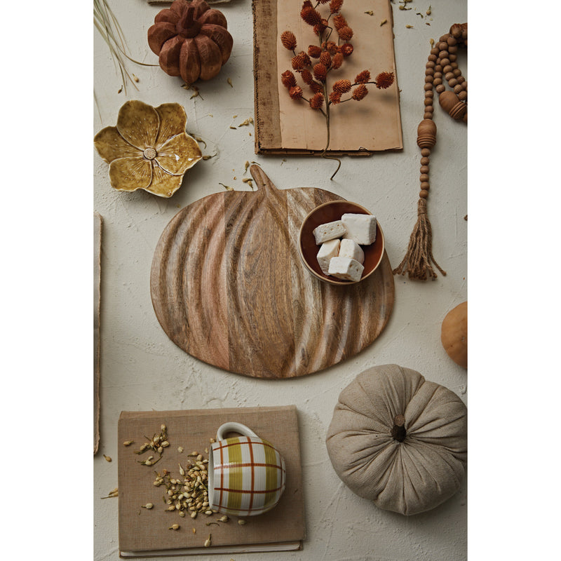 Mango Wood Pumpkin