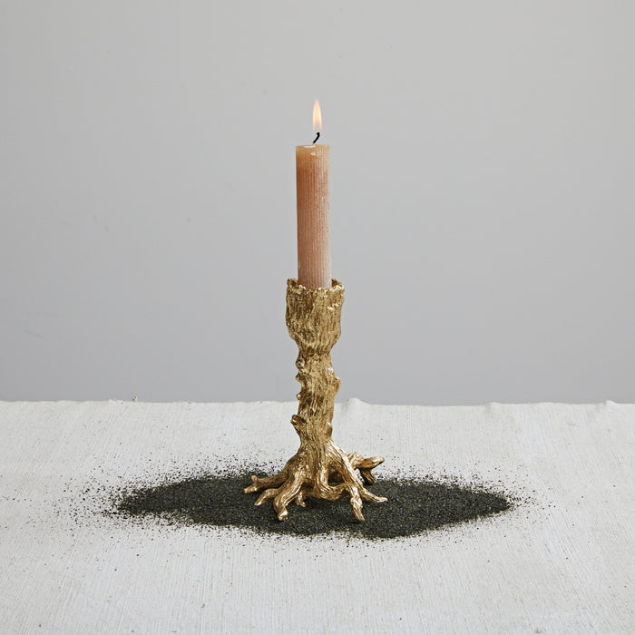 Golden Tree Candleholder