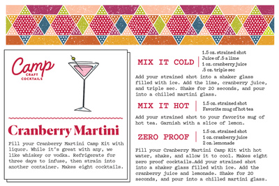 Camp Cranberry Martini