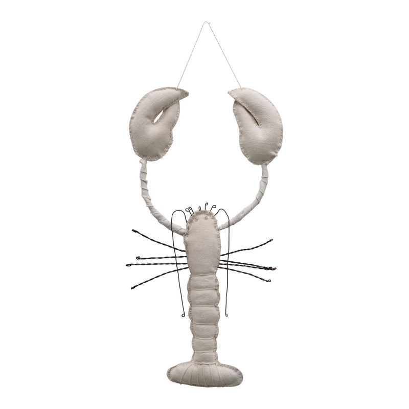 Recycled Canvas Hanging Lobster