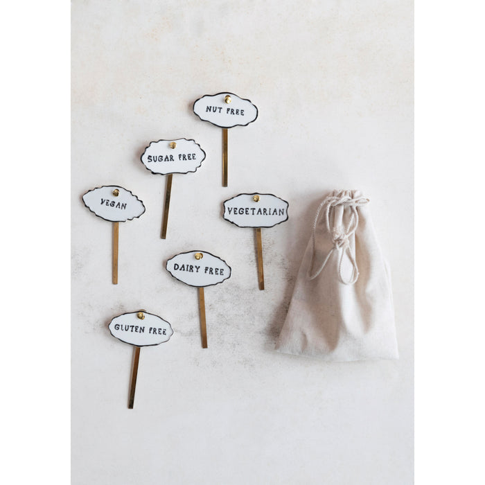 Stoneware Food Markers