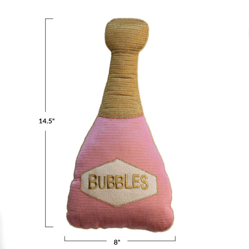 Champagne Bottle Pillow