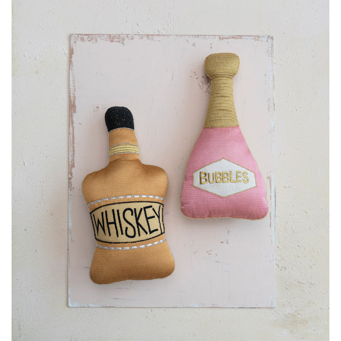 Whiskey Bottle Pillow