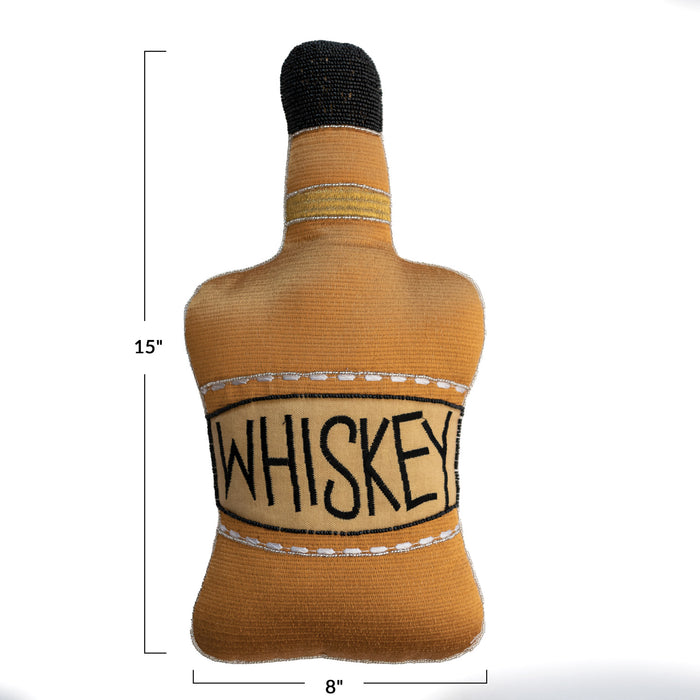 Whiskey Bottle Pillow