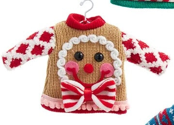 Ugly Holiday Sweater Ornaments