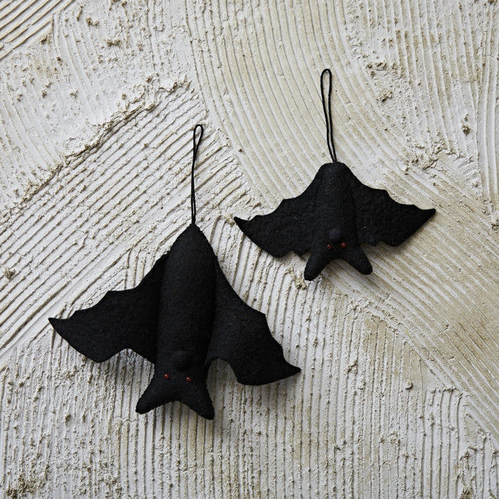 Handmade Felt Bat Ornament