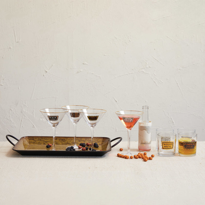 Halloween Lowball Glass