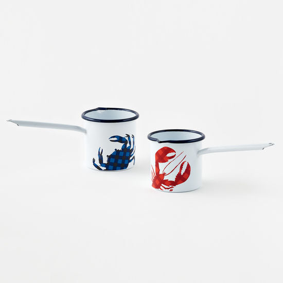 Crab & Lobster Enamel Butter Ladle