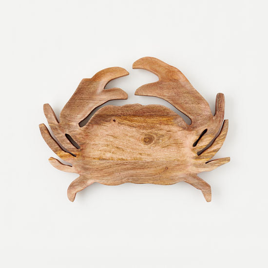 Wooden Crab Platter