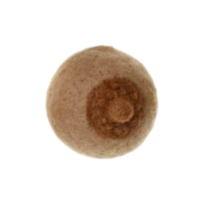 Felted Boob Ornaments