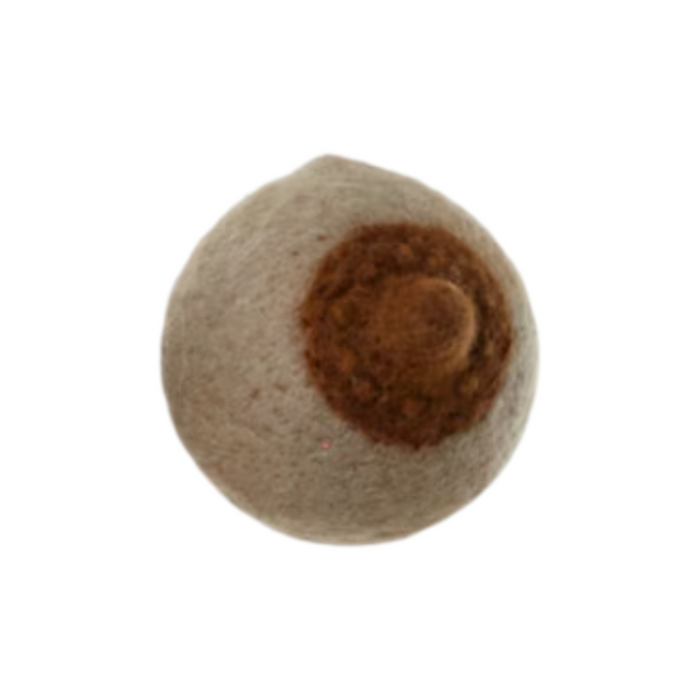 Felted Boob Ornaments