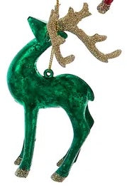 Bright Color Reindeer Ornaments